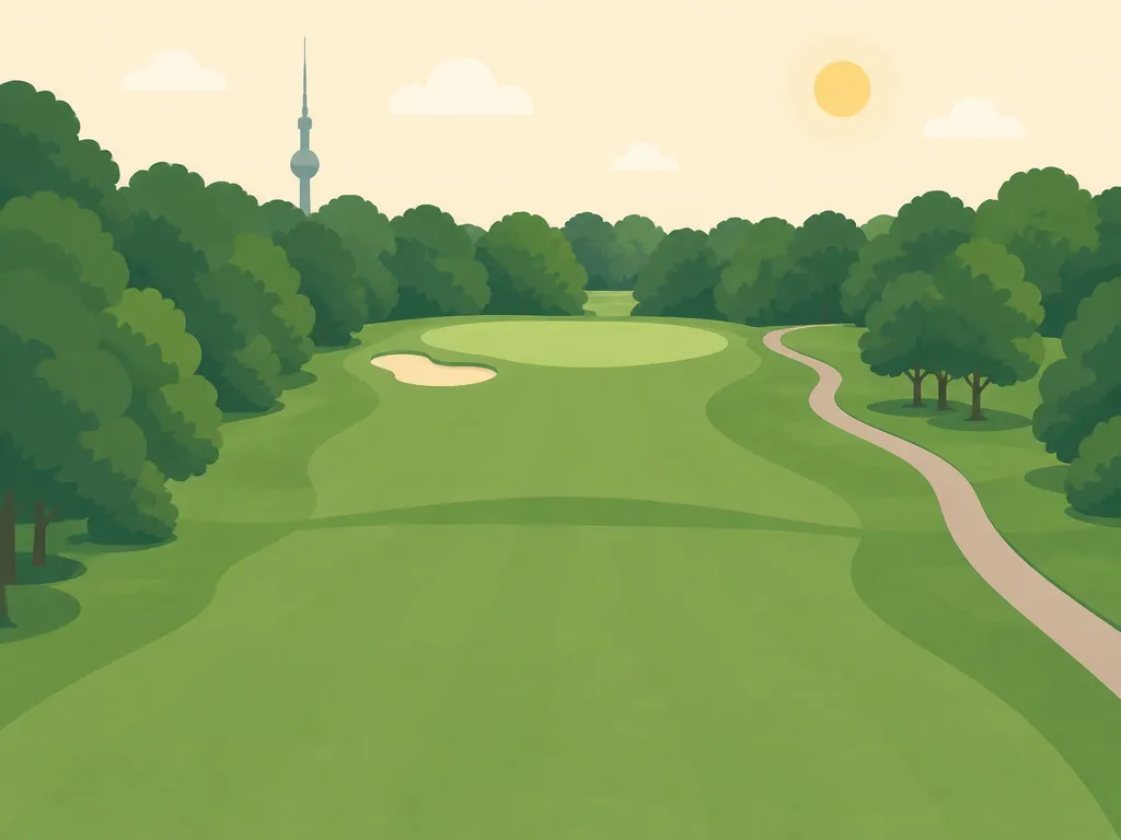 Illustration of Winding River Golf Course