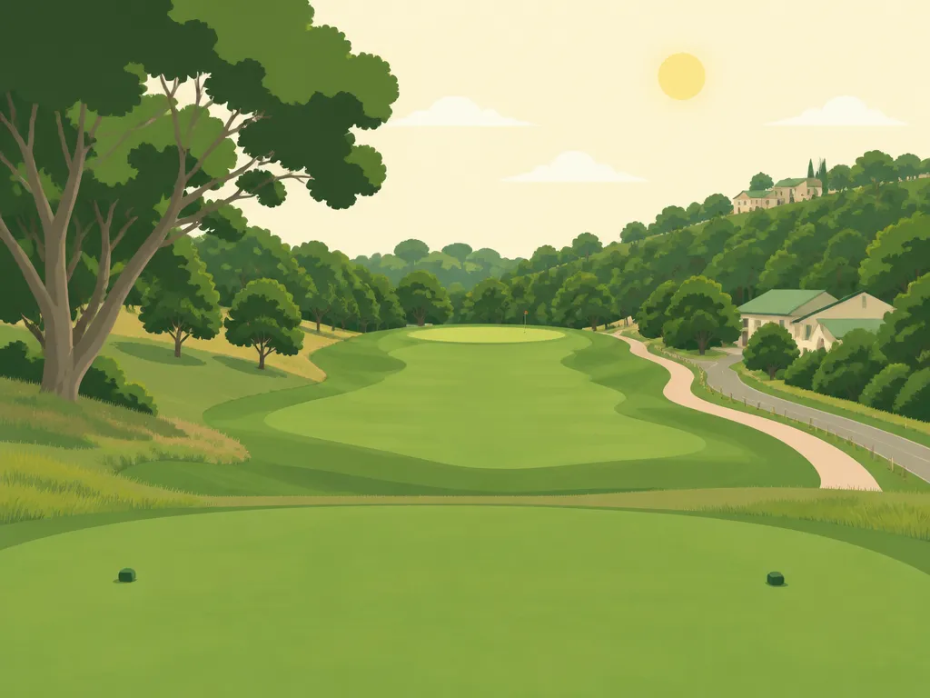 Illustration of Chalk Mountain Golf Course