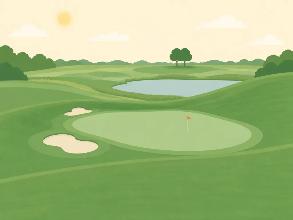 Illustration of Forest Preserve Golf - Meadowlark Golf Course
