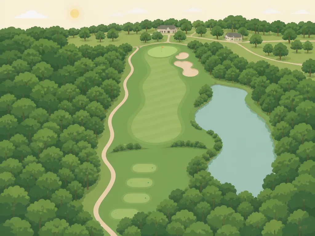 Illustration of Mud Run Golf Course
