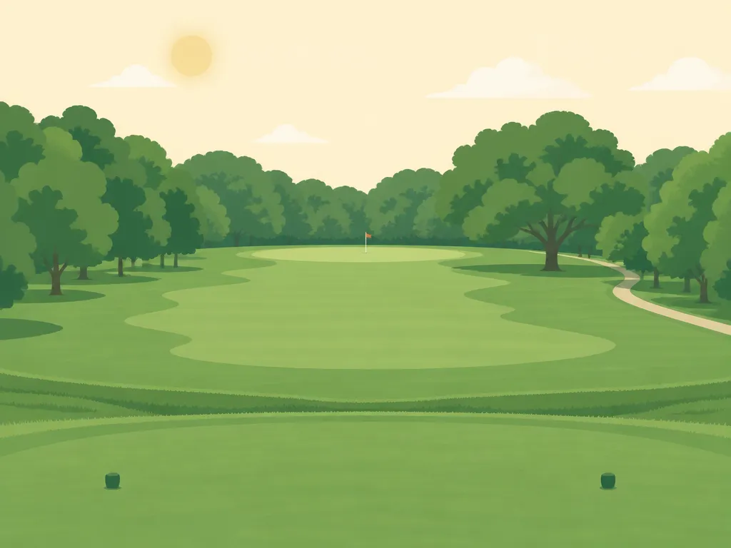 Illustration of Gates Park Golf Course