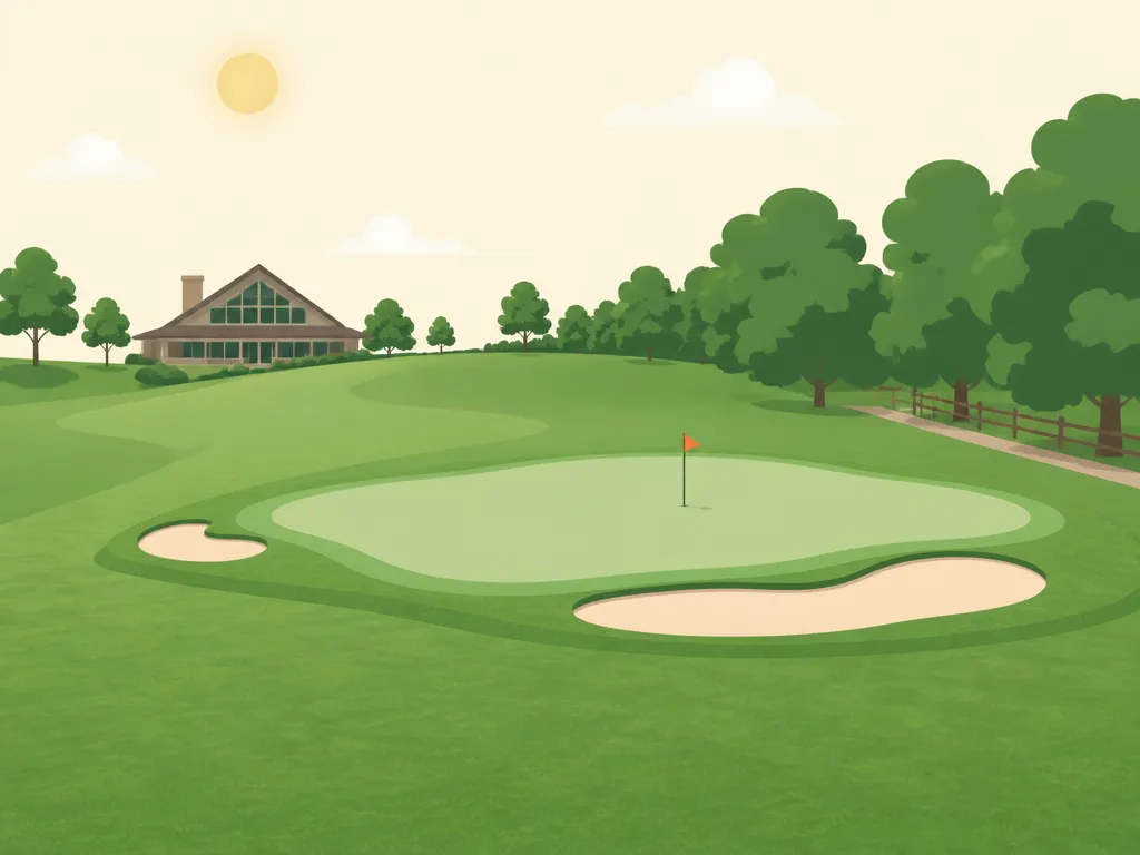 Illustration of The Pines Golf Course at Lake Isabella