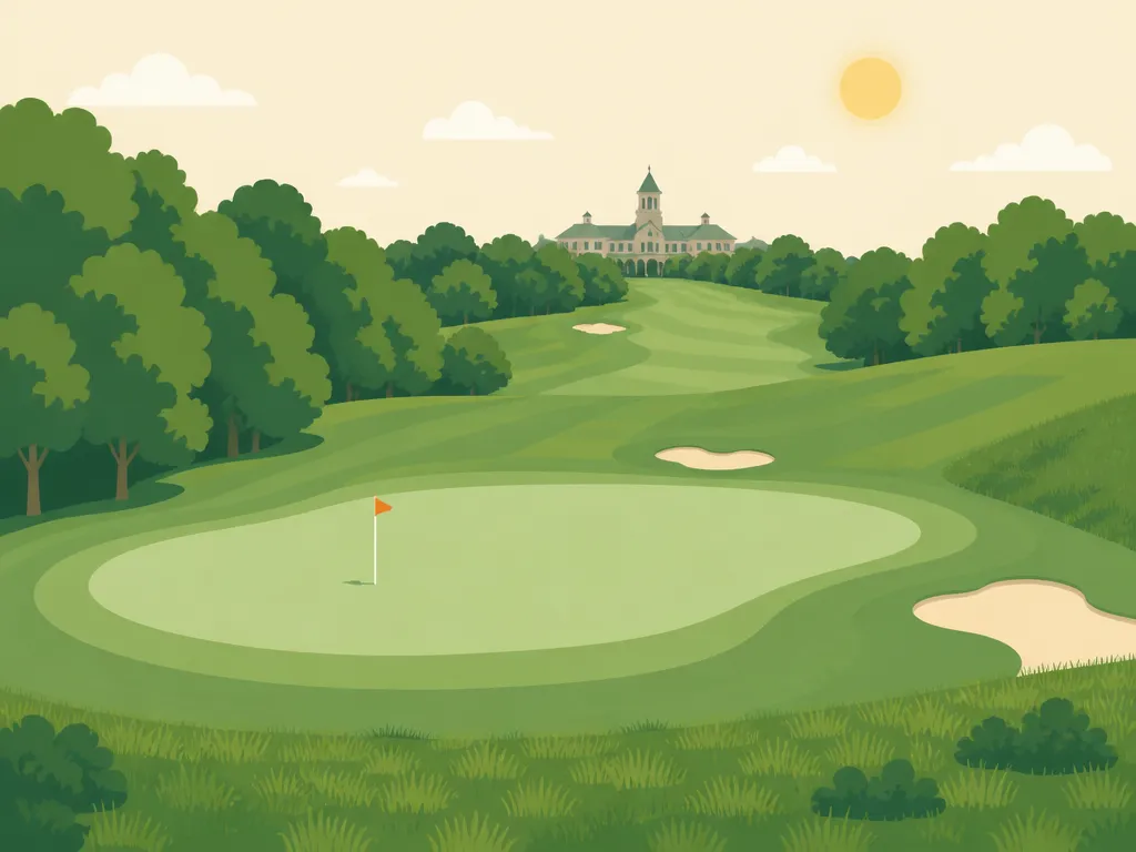 Illustration of Lake of Isles Golf Club (North)