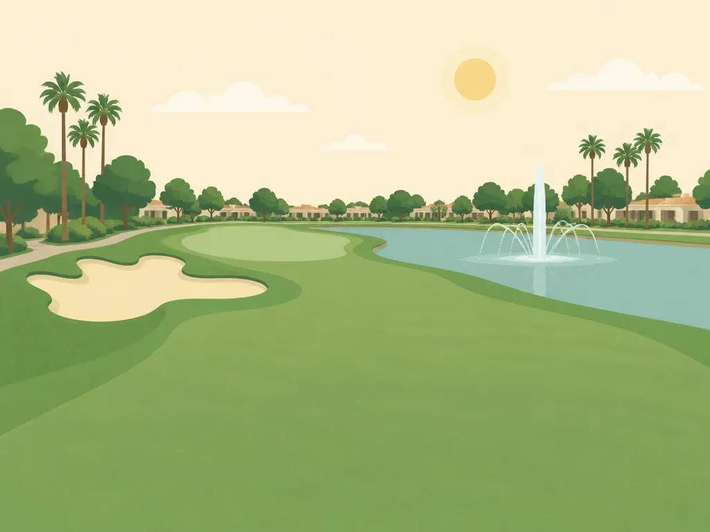 Illustration of Stardust Golf Course