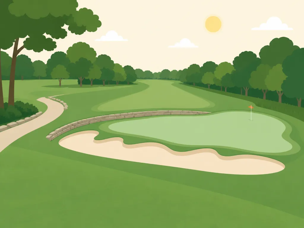 Illustration of Deer Run Golf Course