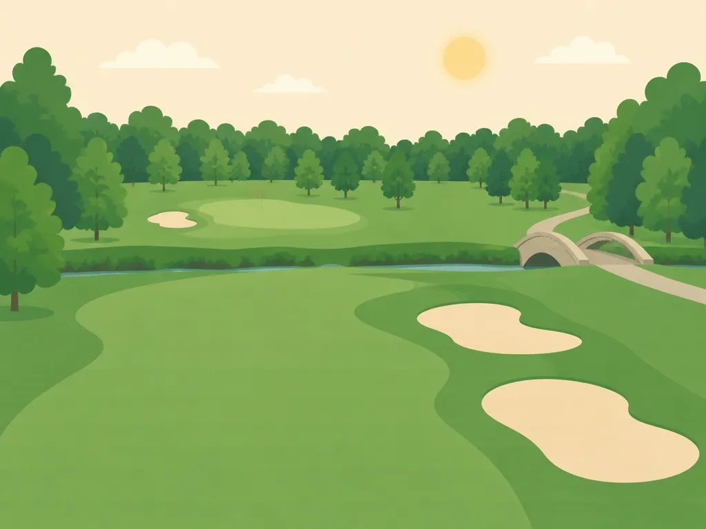 Illustration of Overpeck Golf Course
