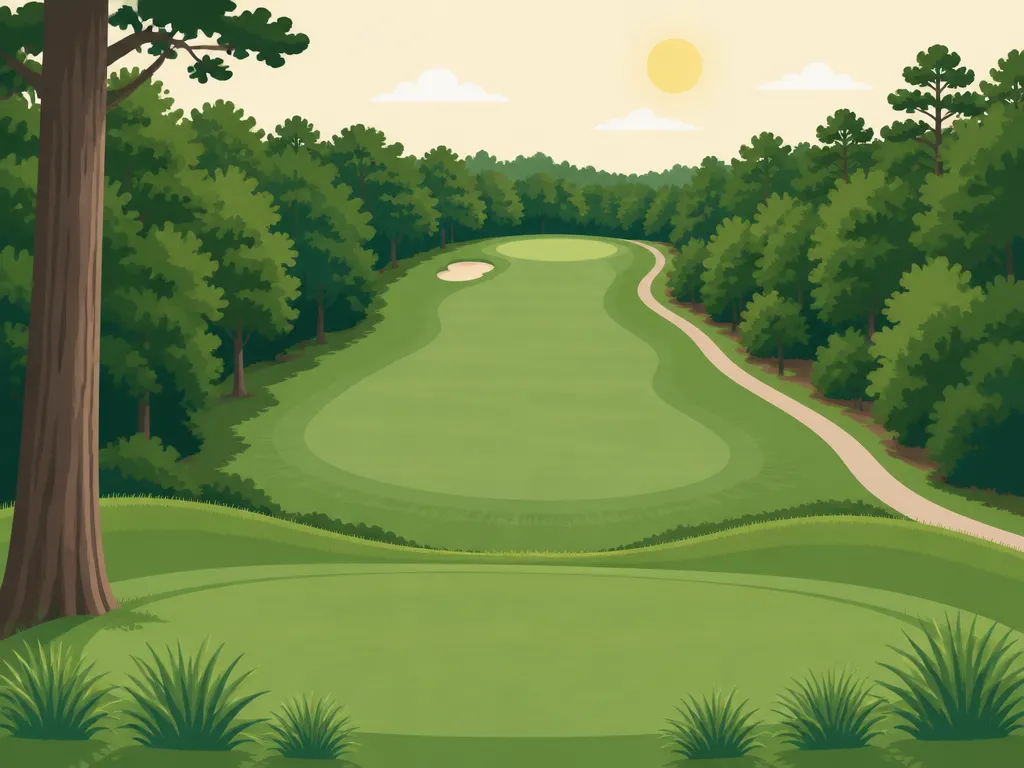 Illustration of Eglin AFB Golf Course (Eagle)