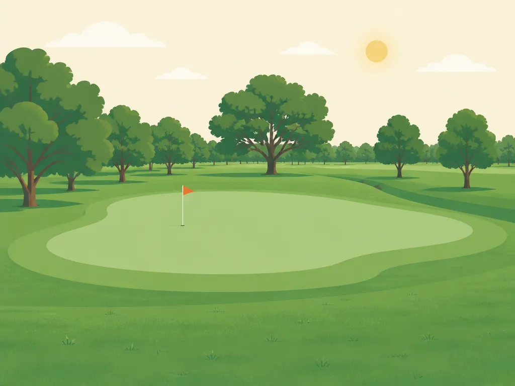 Illustration of Tule Lake Golf Course