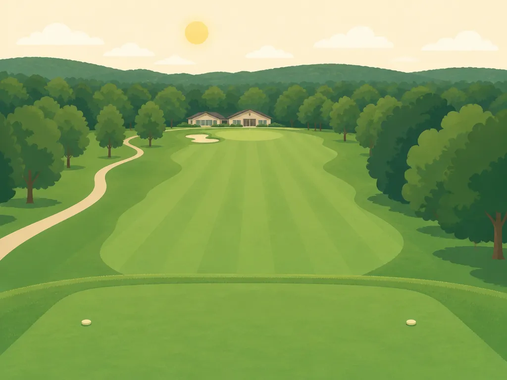Illustration of Indian Hills Golf Course