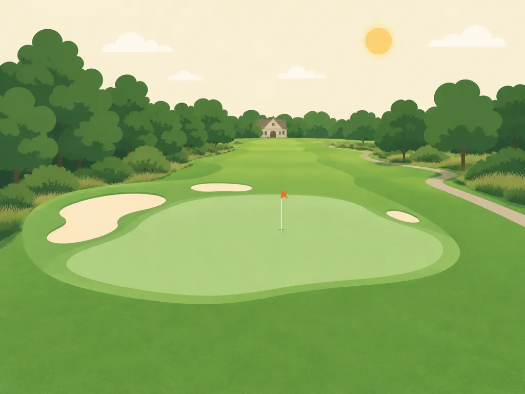 Illustration of Sandridge Golf Club (Dunes)