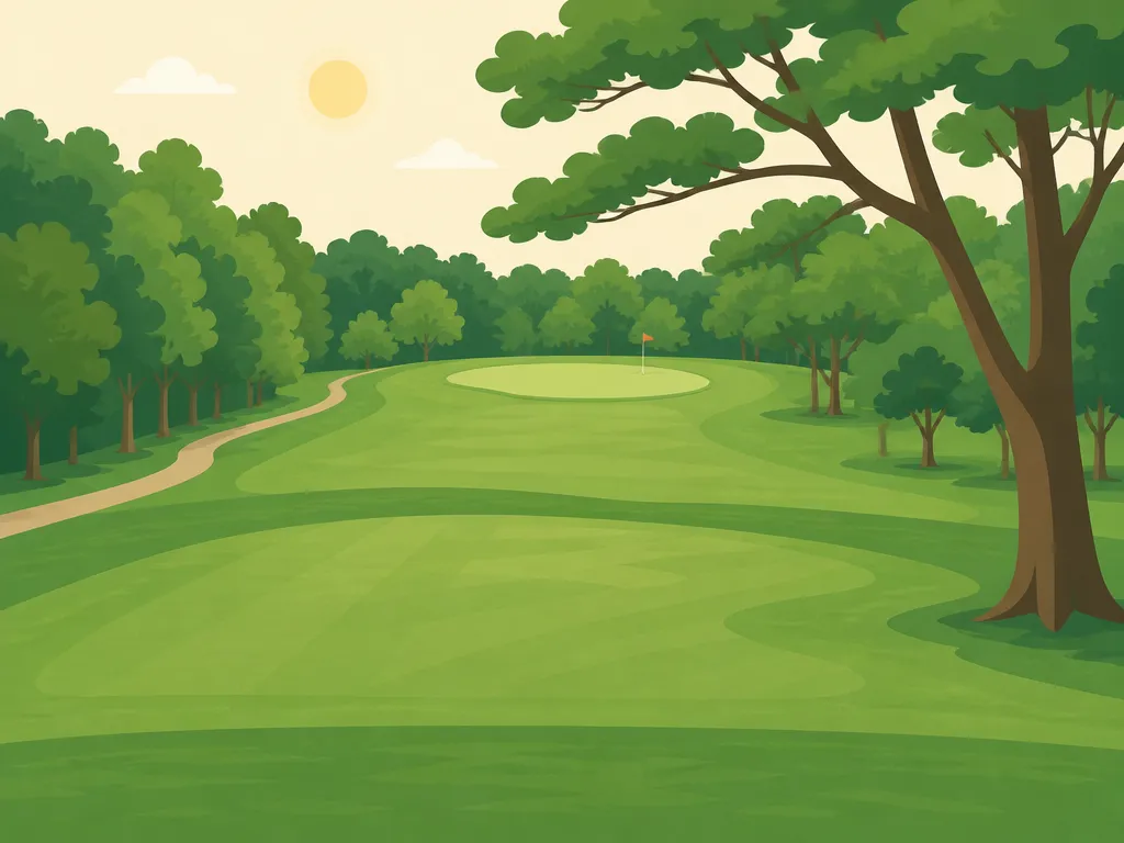 Illustration of Hueston Woods Golf Course
