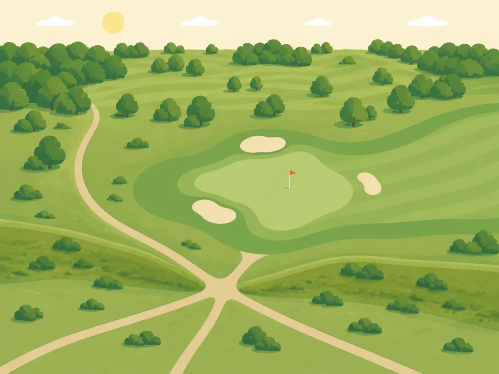 Illustration of Royal Limburg Golf - Koninklijke Limburgse Golf