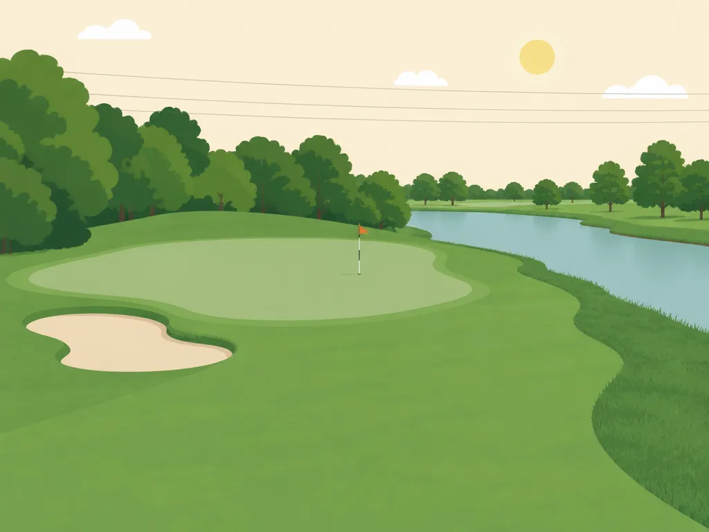 Illustration of Keeton Park Golf Course