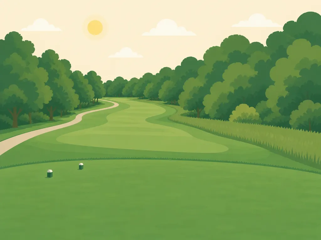 Illustration of Byron Hills Golf Course