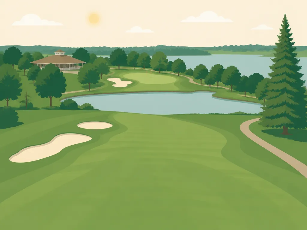 Illustration of Montpelier Golf Course