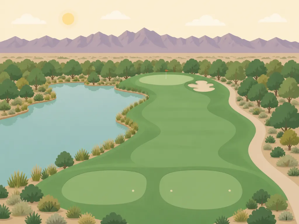 Illustration of Coyote Springs Golf Club