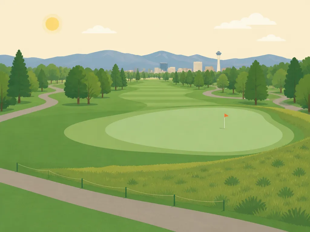 Illustration of Washoe Golf Course