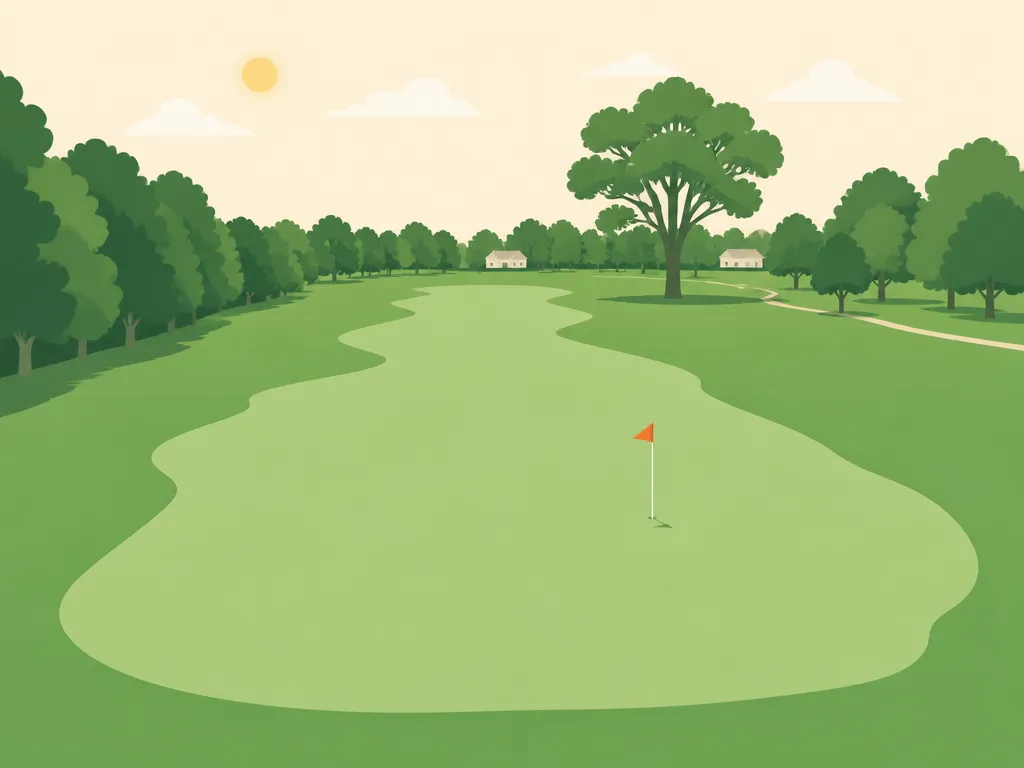 Illustration of Shady Oaks Country Club