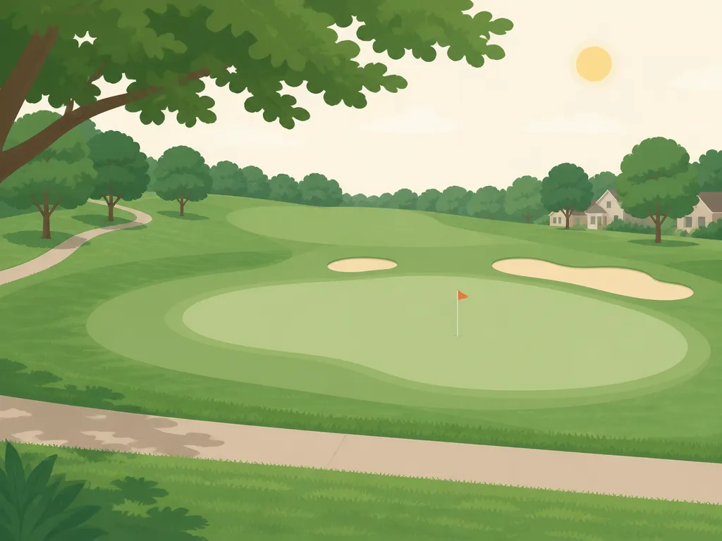 Illustration of University of Louisville Golf Club - Cardinal Club