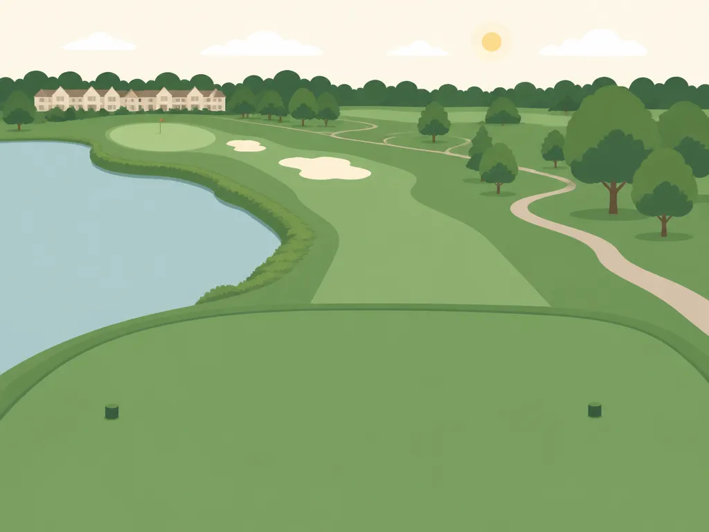 Illustration of Hidden Glen Golf Club