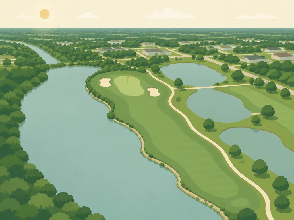 Illustration of Lake O' The Hills Golf Course