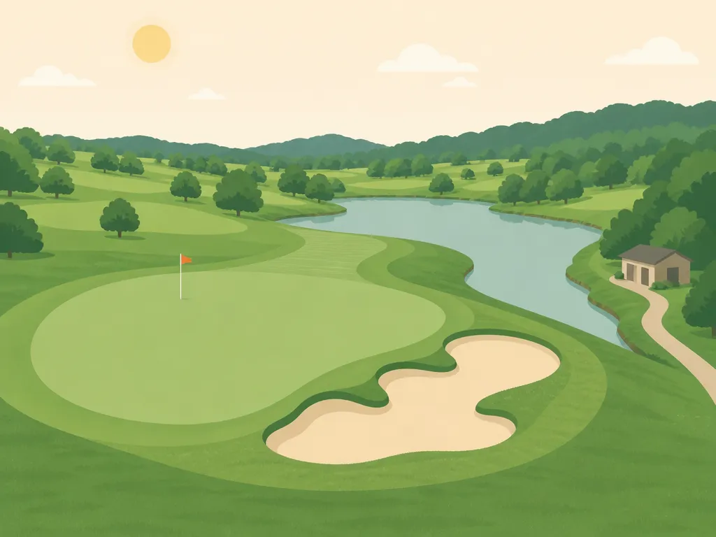 Illustration of Grandview Golf Course