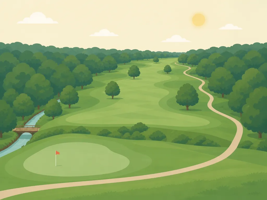 Illustration of Stearns Golf Course
