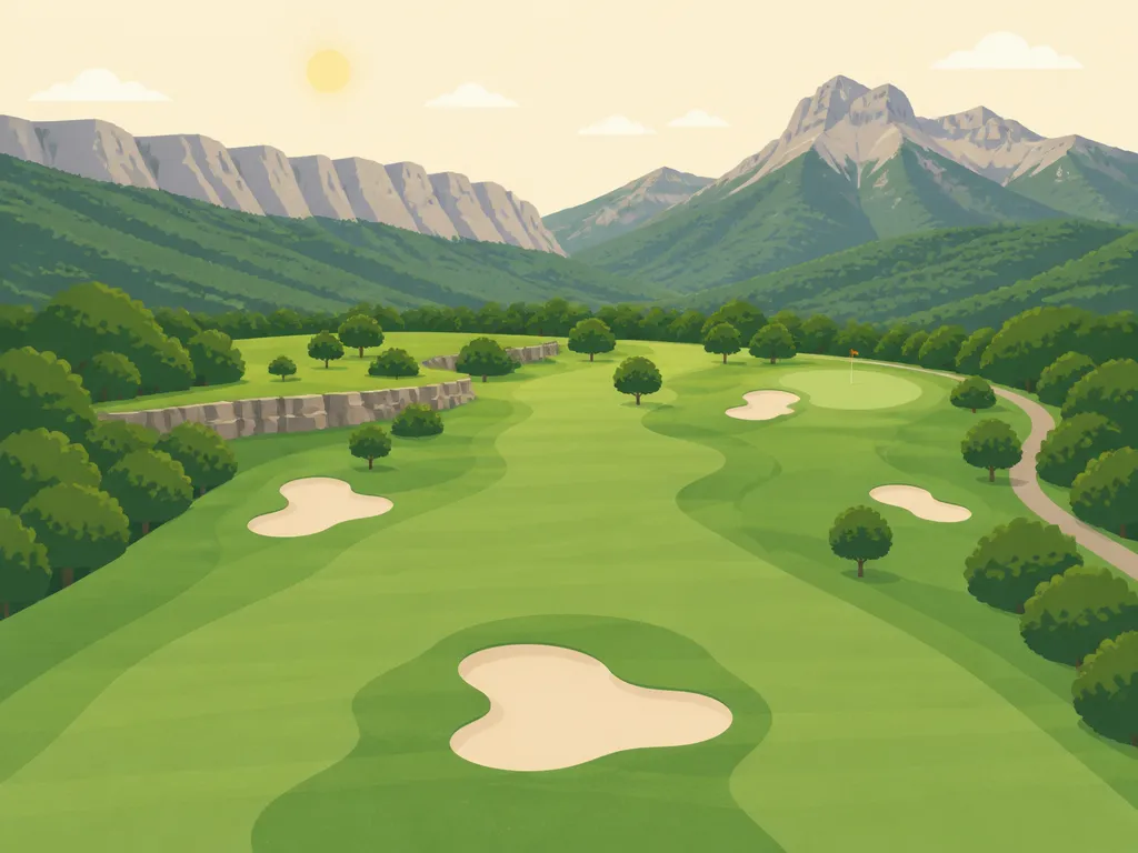 Illustration of Golf du Lac D'Annecy