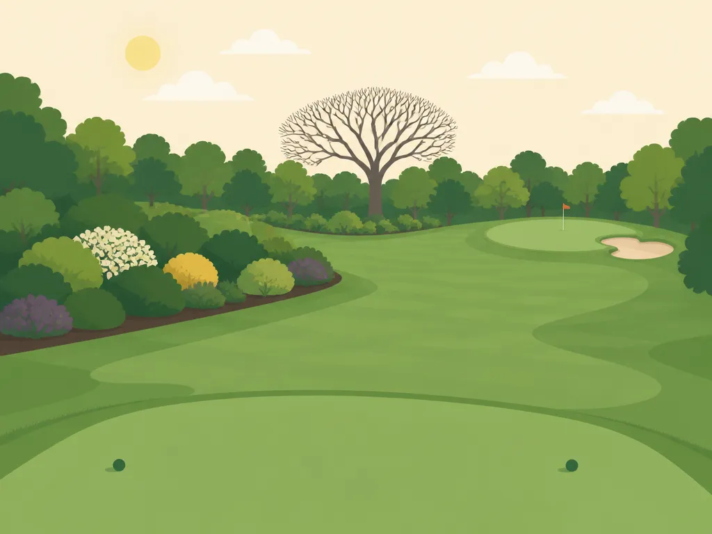 Illustration of Berry Hill Golf Course
