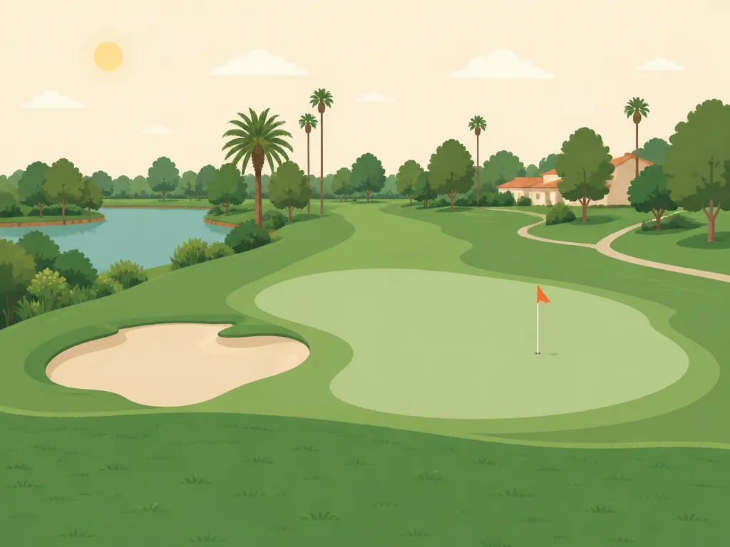 Illustration of California Oaks Golf Club