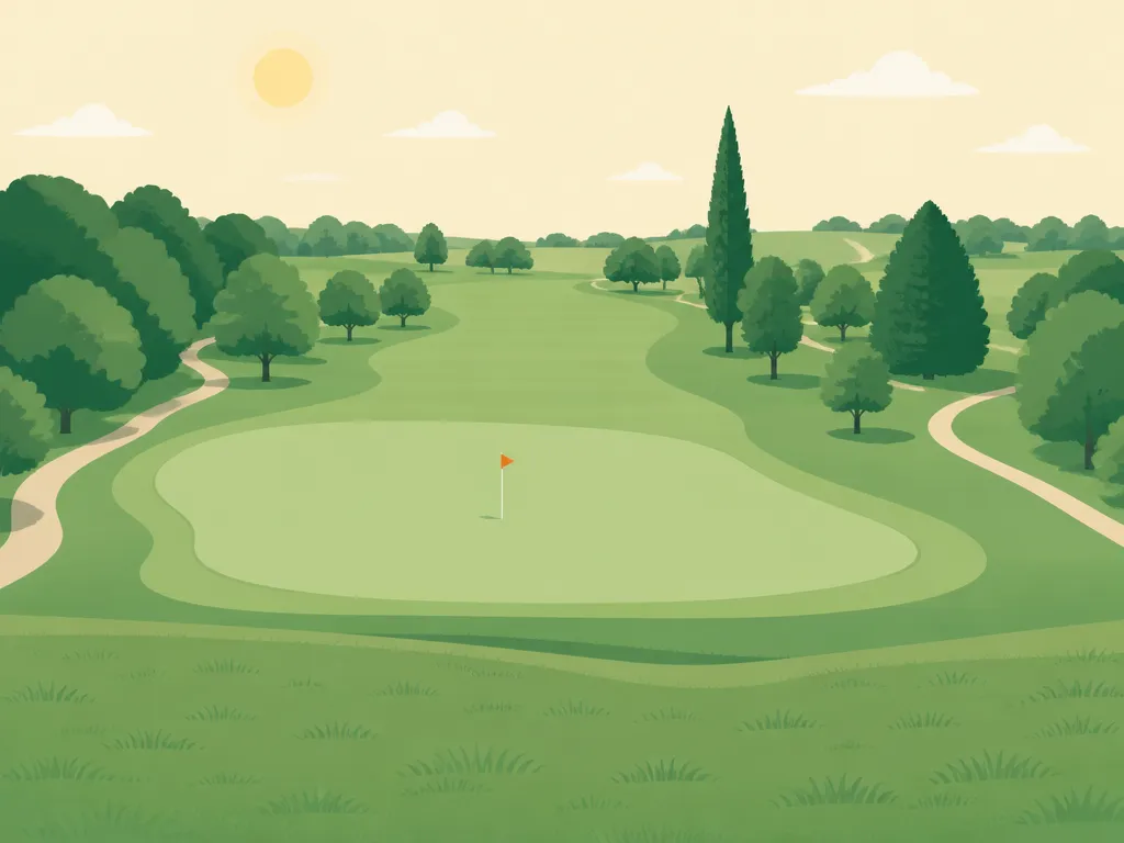 Illustration of Tanglewood Golf Course