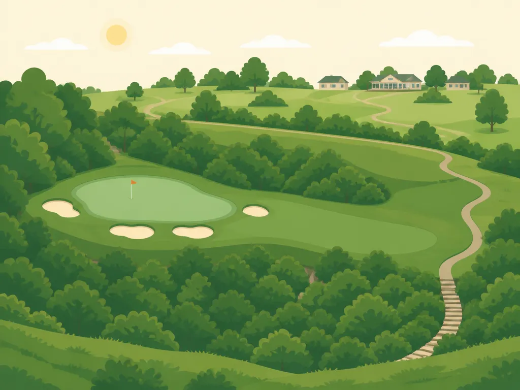 Illustration of Far Oaks Golf Club