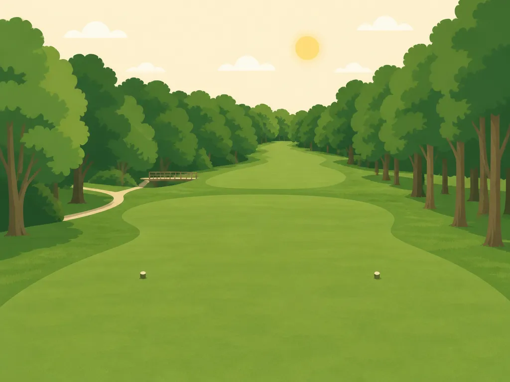 Illustration of Eastern Hills Golf Course (West 9)