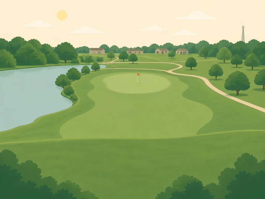 Illustration of Vanberg Park Golf Course