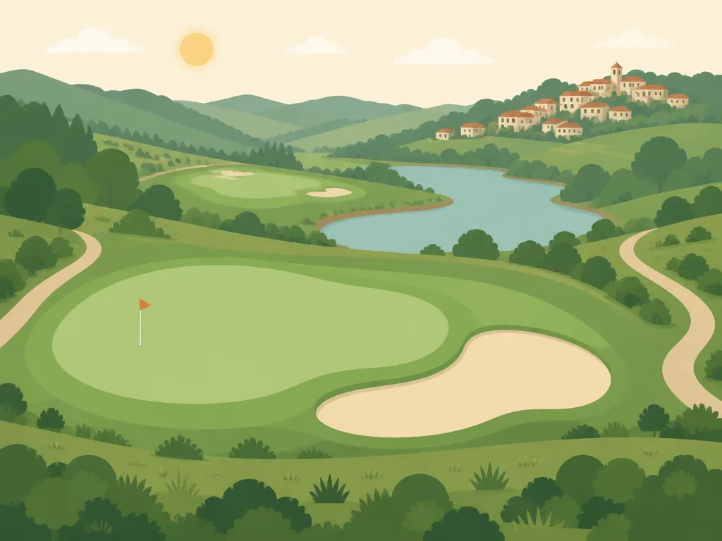Illustration of Meaztegi Golf