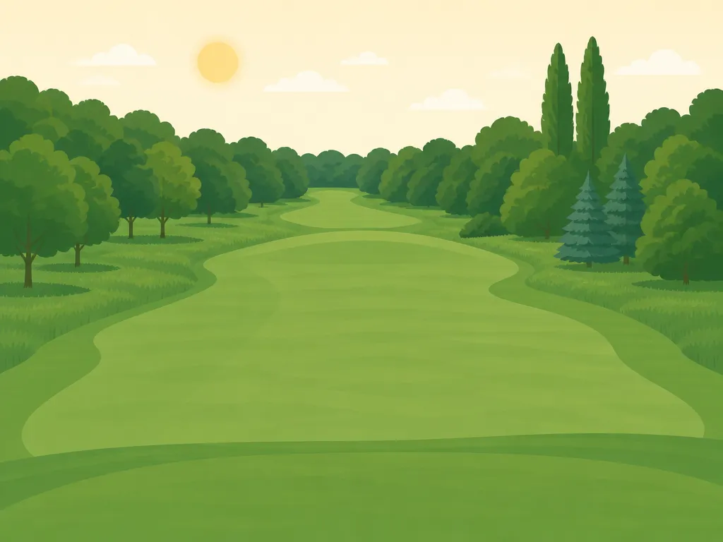 Illustration of Okoboji View Golf Course