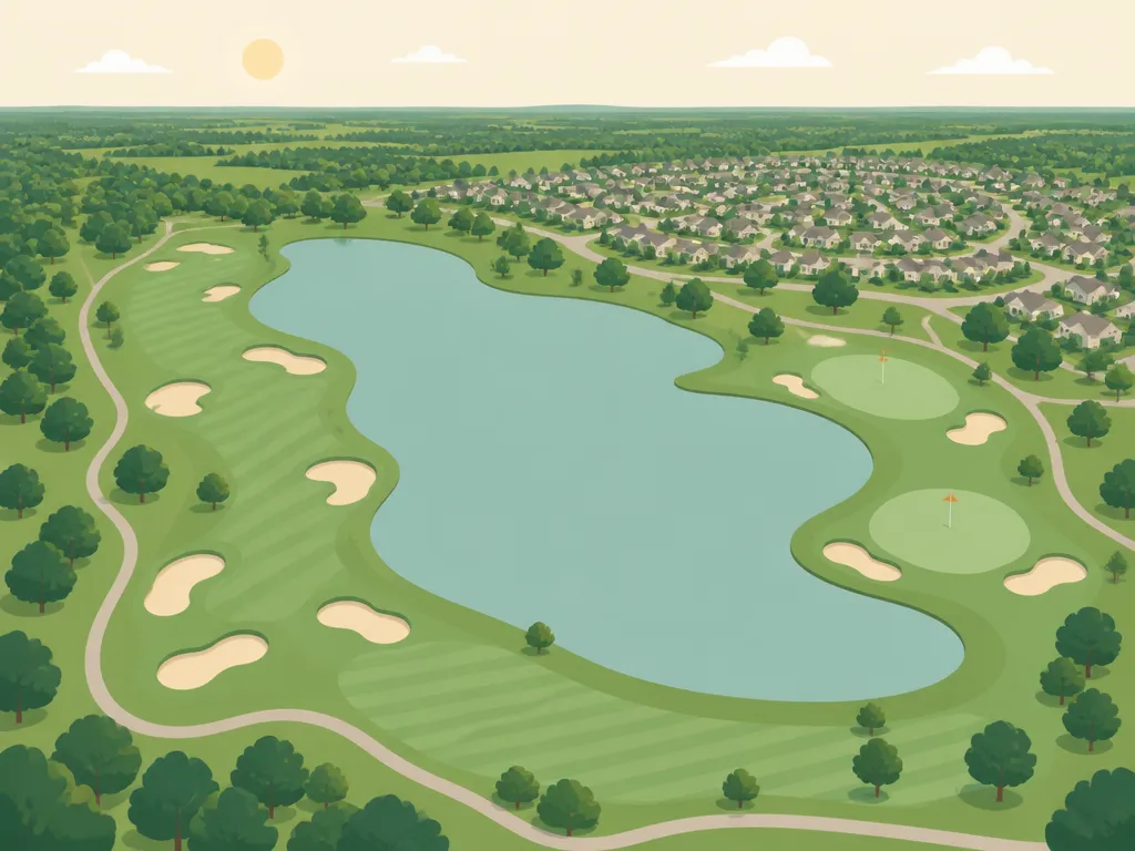 Illustration of Bingara Gorge Golf Course