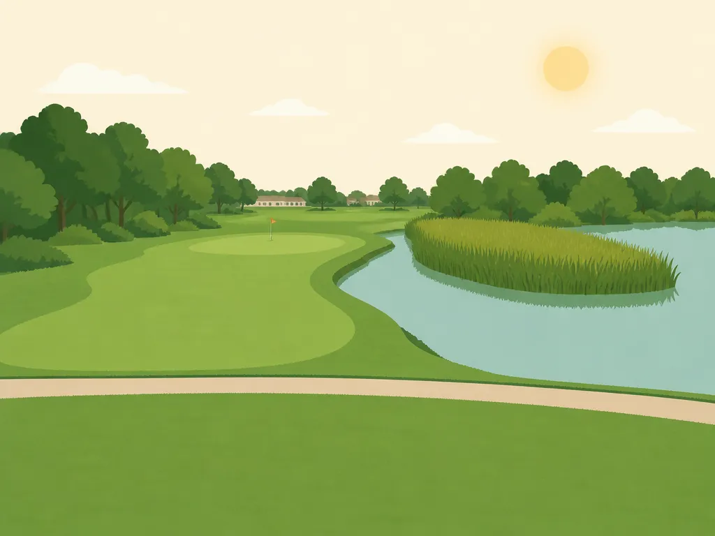 Illustration of Buffalo Creek Golf Course