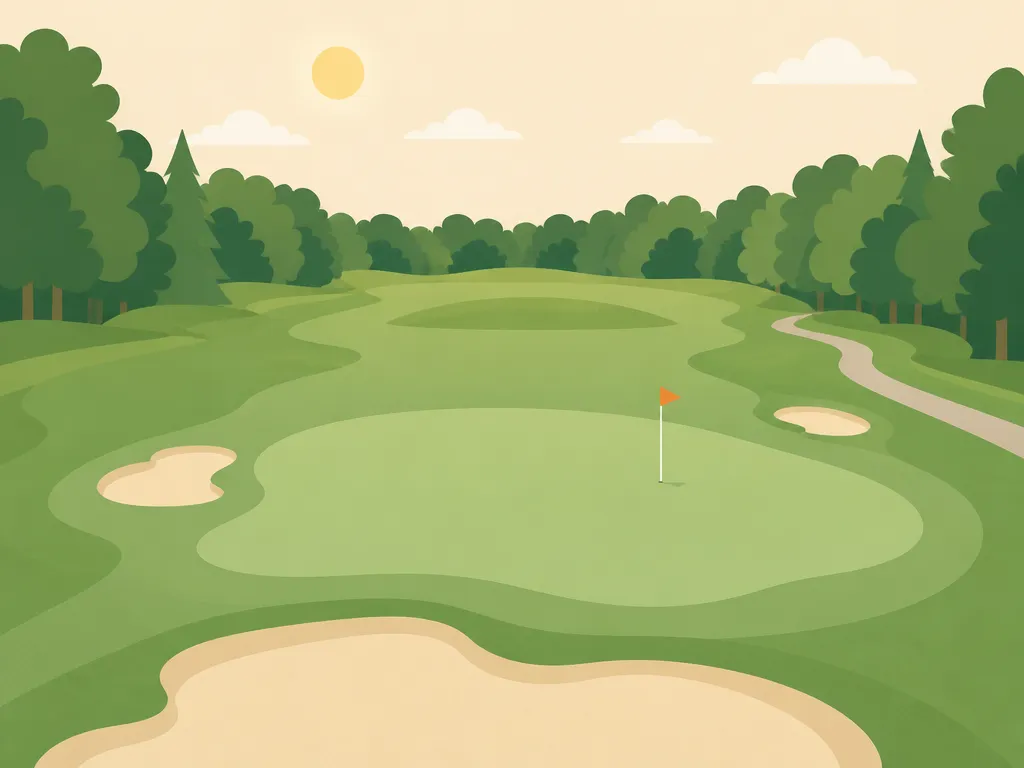 Illustration of Pike Lake Golf Club (Lakes)