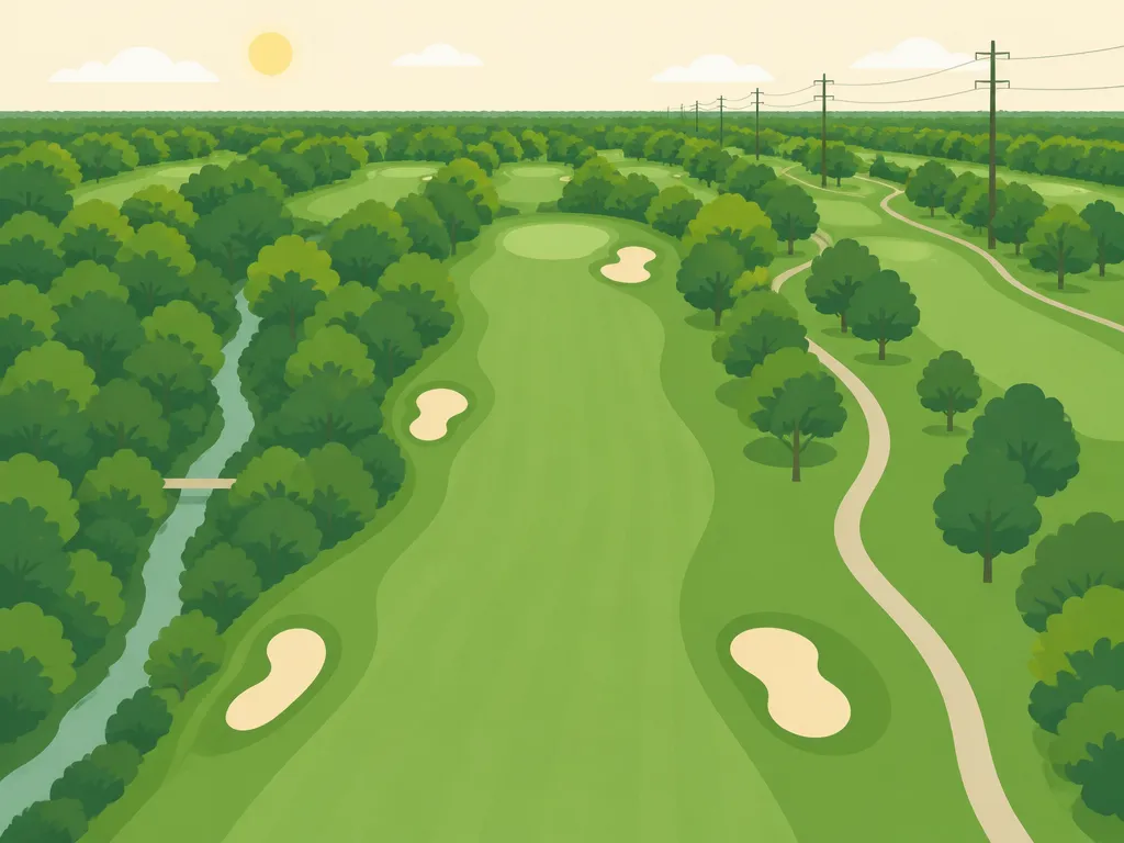 Illustration of Deerpath Golf Course