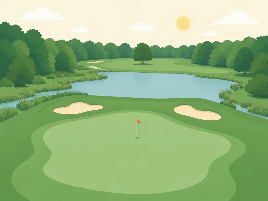 Illustration of Brookwood Golf Course