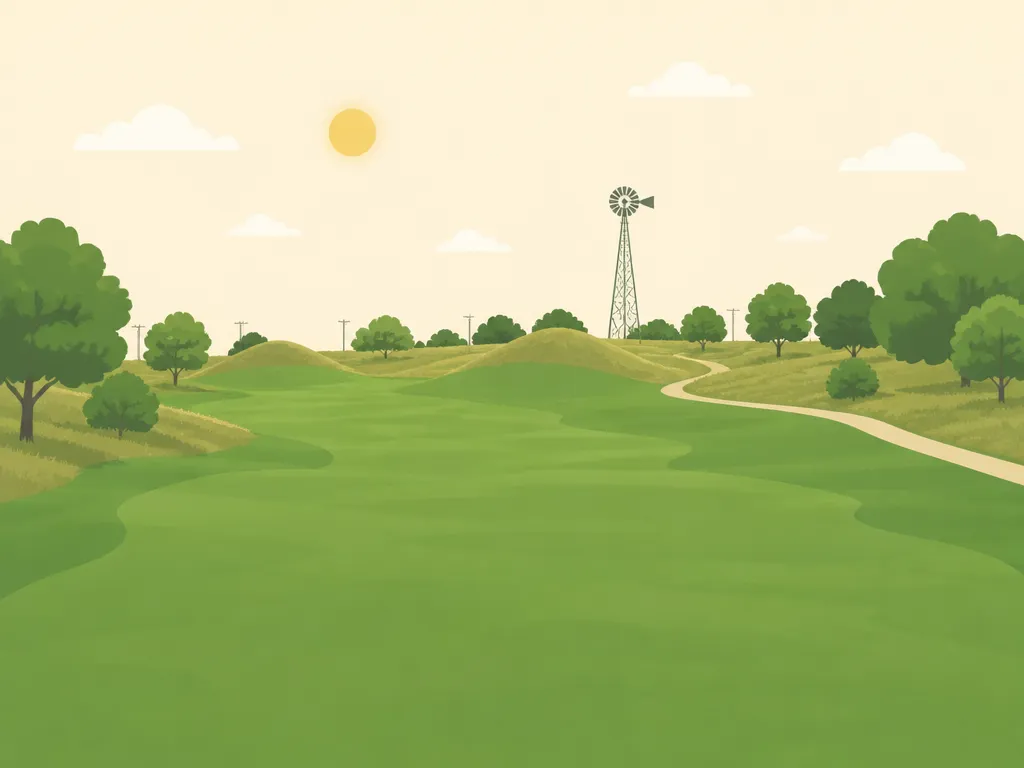 Illustration of Gaines County Golf Course