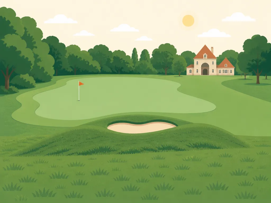 Illustration of Royal Antwerp Golf Club (Tom Simpson)