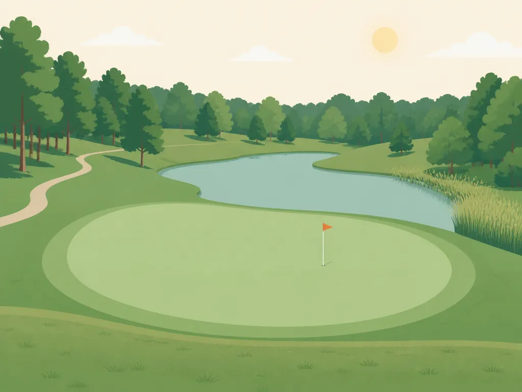 Illustration of Pine Oaks Golf Course