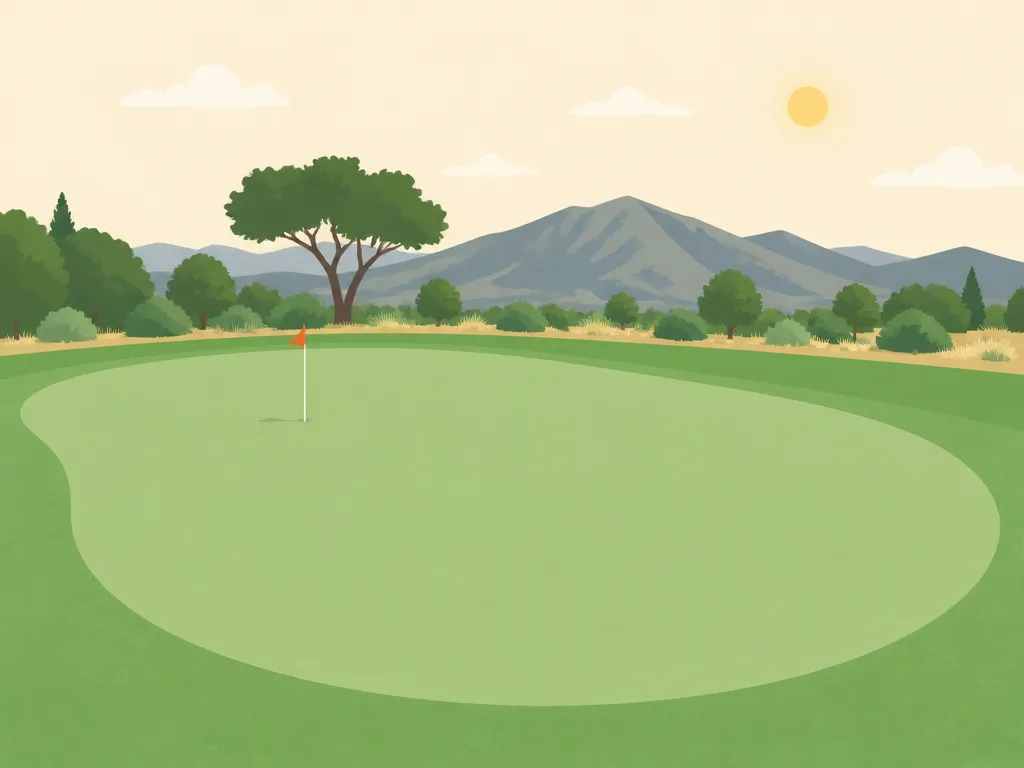 Illustration of Sierra Sage Golf Course