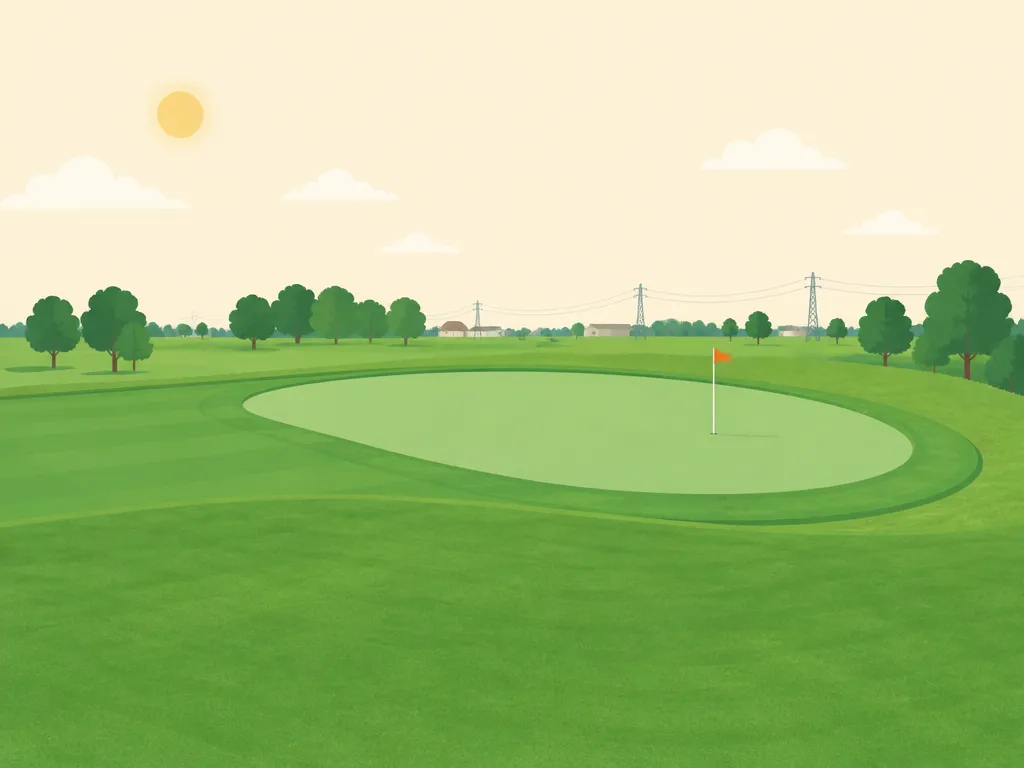 Illustration of Olive Grove Golf Course