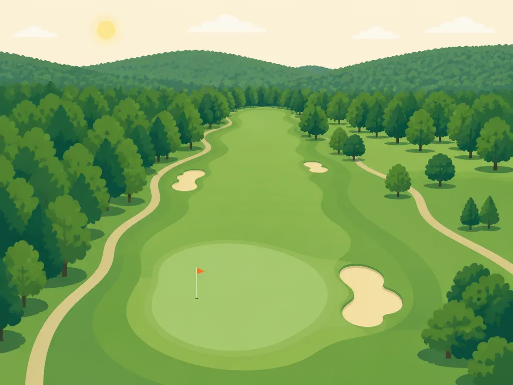Illustration of Village Greens Golf Course