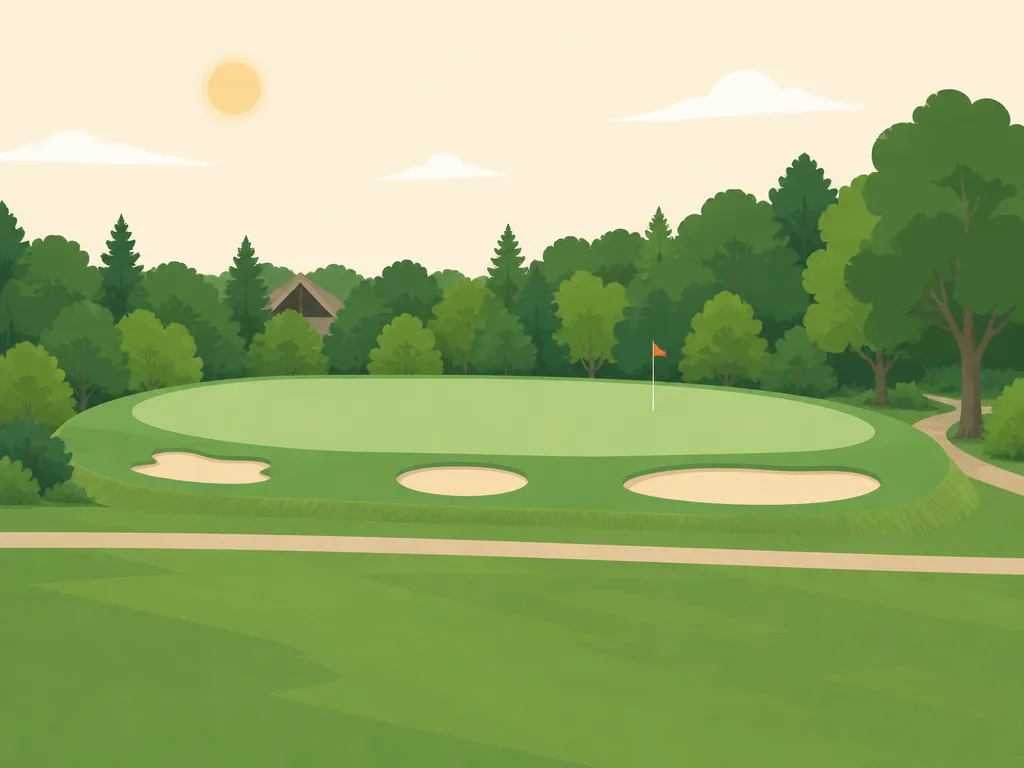 Illustration of Rendezvous Meadows Golf Course