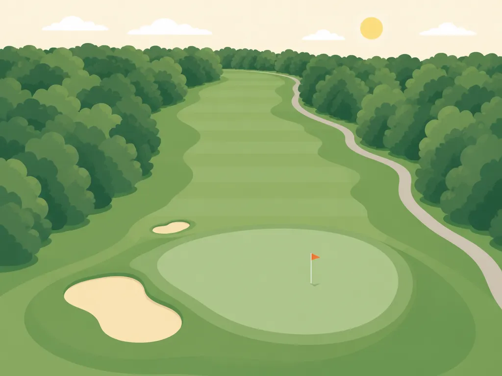 Illustration of Hyannis Golf Course