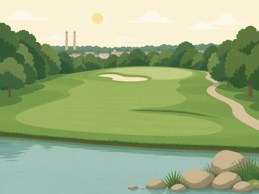 Illustration of Spring Creek Golf Course